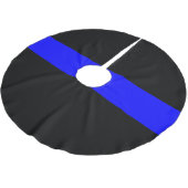 Politie - de dunne blauwe lijn kerstboom rok (Gekanteld)