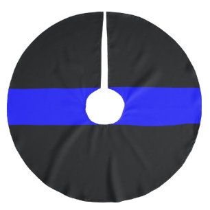 Politie - de dunne blauwe lijn kerstboom rok
