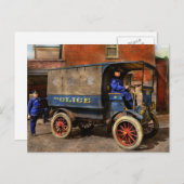 Politie - De padie-wagen 1919 Briefkaart (Voorkant / Achterkant)