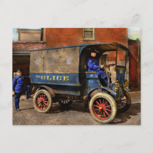 Politie - De padie-wagen 1919 Briefkaart