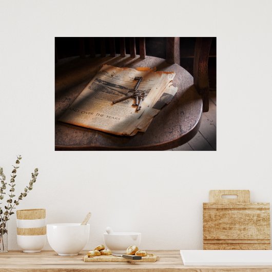 Politie - de sleutels van de wartels poster (Keuken)