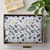 Politie decoupage vloeipapier, wetshandhaving tissuepapier (Geschenk)