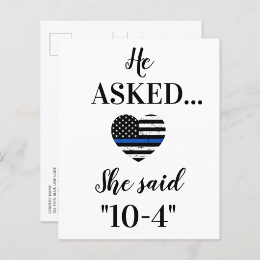 Politie die de wet afdwingt huwelijk sparen de dat (Voorkant / Achterkant)