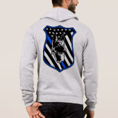 Politie Dog Badge Hoodie (Achterkant)