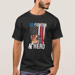 Politie Dog moeder Shepherd Dog Cute Moeder 4 T-shirt