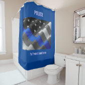 politie douchegordijn (In situ)