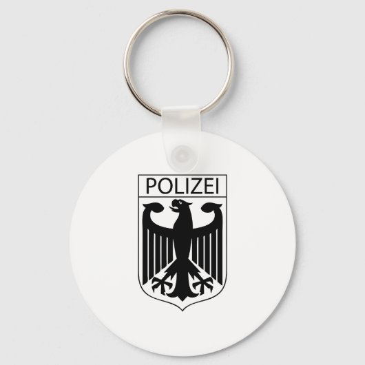 POLITIE - Duitse Politie Symbool Cadeaus Sleutelhanger (Voorkant)