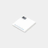 Politie Dunne Blauwe Lijn Amerikaanse Vlag Naam to Post-it® Notes (Schuin)