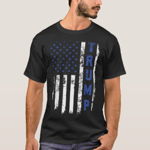 Politie Dunne Blauwe Lijn Republikeinse Politie VS T-shirt