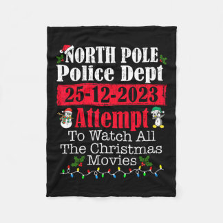 Politie-eenheid Noordpool probeert alle Christus i Fleece Deken