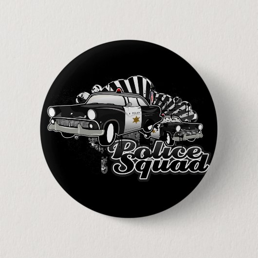 Politie Eenheid Ronde Button 5,7 Cm (Voorkant)