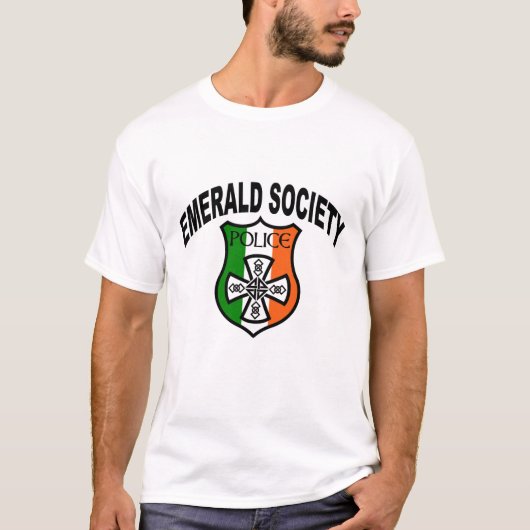 Politie Emerald Society T-shirt (Voorkant)