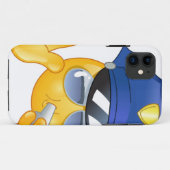 politie emoji Case-Mate iPhone case (Achterkant (horizontaal))