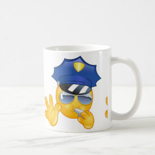 politie emoji koffiemok