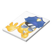 politie emoji notitieblok (Linkerzijde)