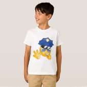 politie emoji t-shirt (Voorkant volledig)
