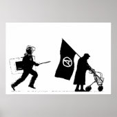 Politie en oma poster (Voorkant)