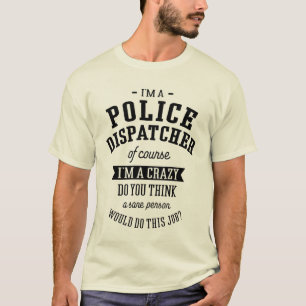 Politie-expediteur Gift Funny Job Title T-shirt
