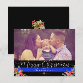 Politie Familie Feestdagen | Kerstfoto op maat Feestdagenkaart (Voorkant / Achterkant)