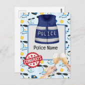 Politie Felicitaties  Briefkaart (Voorkant / Achterkant)