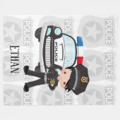 politie fleece deken (Voorkant (Horizontaal))