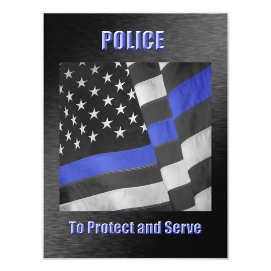 politie foto afdruk (Voorkant)