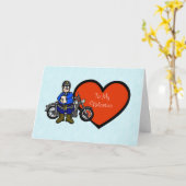 Politie Funny Valentijnsdag Card Kaart (Gele Bloem)