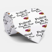 Politie! Geef me je donuts Stropdas (Opgerold)
