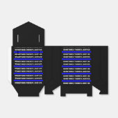 Politie geschenkdoos bedankdoosjes (Uitgevouwen)