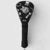Politie golfer golfheadcover (Voorkant)