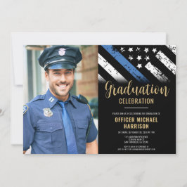 Politie Graduation Party Wetshandhaving Foto Kaart