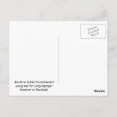 Politie Grammar - Briefkaarten (Achterkant)