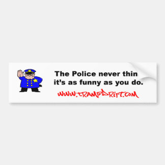 politie_grappig bumpersticker