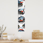 Politie Groeigrafiek Poster (Keuken)