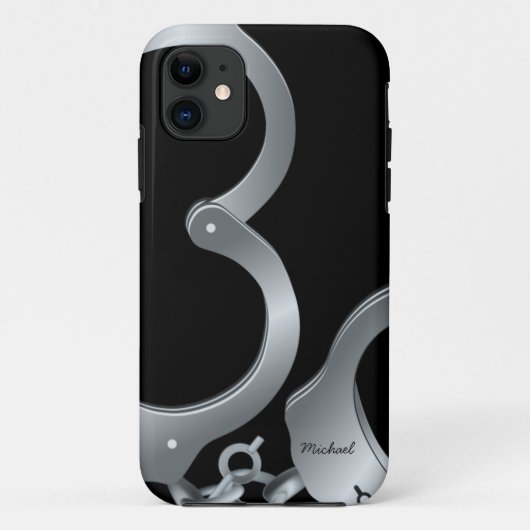 Politie Handboeien iPhone 5 Hoes (Achterkant)