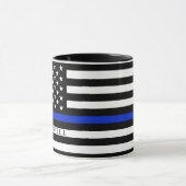 Politie heeft de Amerikaanse vlag aangepast Mok (Midden)