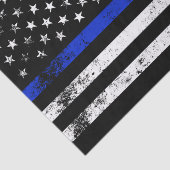 Politie heeft de vlag van een verbijsterde Amerika Tissuepapier (Detail)