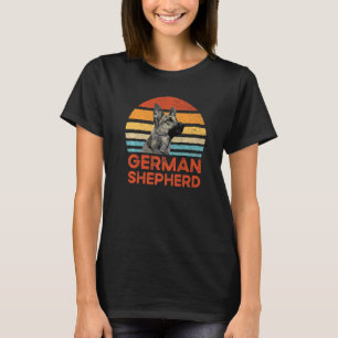  politie-hond Shepherd Retro T-shirt