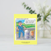 Politie Humor-Briefkaarten en Batterij Funny Briefkaart (Staand voorkant)