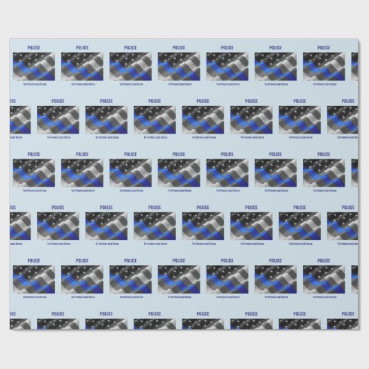 Politie inpakpapier (Vlak)