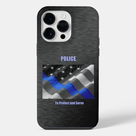 Politie iPhone Hoesje (Achterkant)