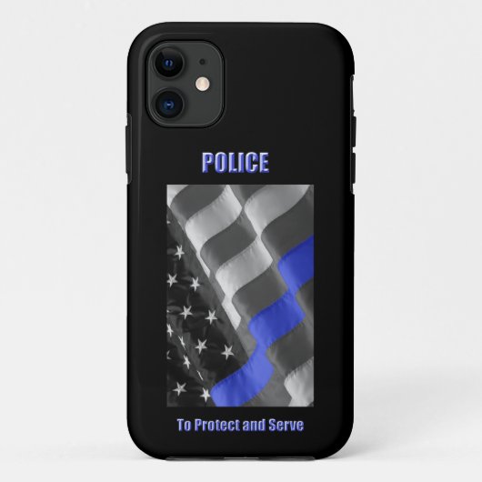 Politie iPhone / iPad case (Achterkant)