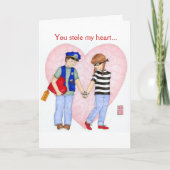 Politie is de Kaart van mijn Valentijn (aanpasbaar (Voorkant)