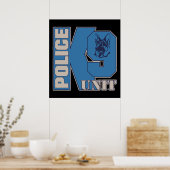 Politie K9 Eenheid Dog Poster (Keuken)