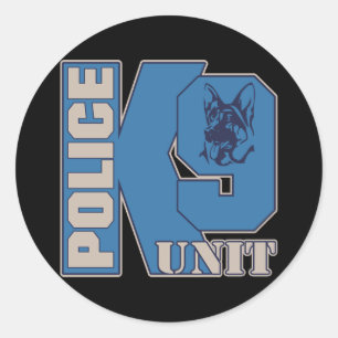 Politie K9 Eenheid Dog Ronde Sticker