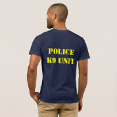 POLITIE K9 EENHEID T-SHIRT (Achterkant volledig)