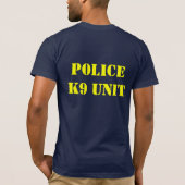 POLITIE K9 EENHEID T-SHIRT (Achterkant)