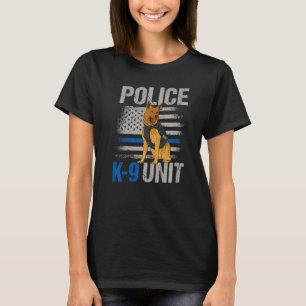 Politie K9 Eenheid voor een K9-handler T-shirt