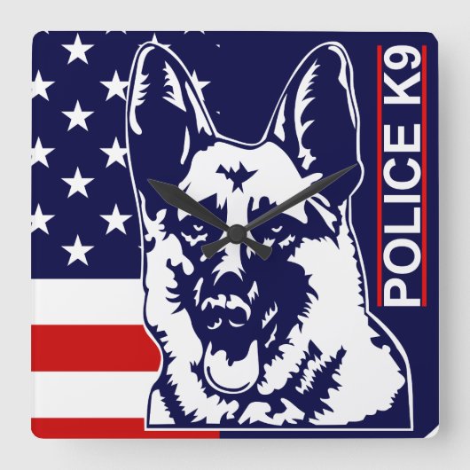 Politie K9 Klok (Voorkant)