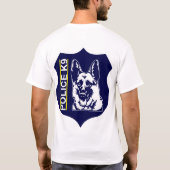 Politie K9 T-shirt (Achterkant)